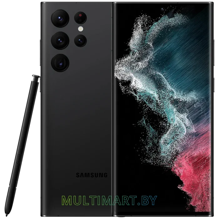 Смартфон Samsung Galaxy S22 Ultra 5G SM-S908B/DS 12GB/256GB (черный фантом)